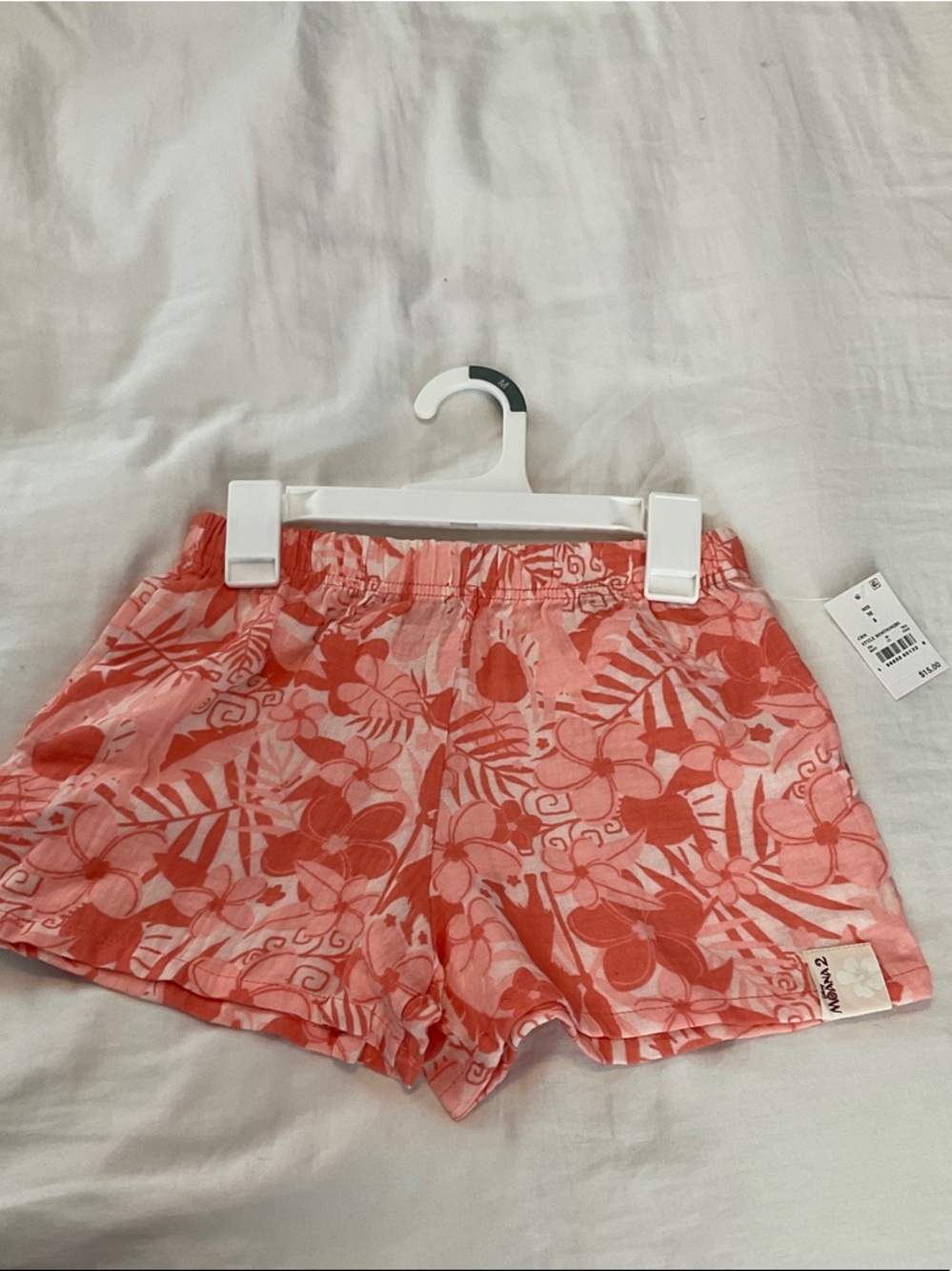 Disney Moana Pink and Coral Floral Kids Matching Set - Picture 5 of 5